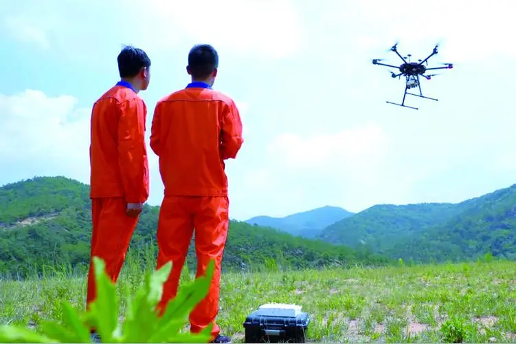 饶河无人机倾斜摄影巡检拍摄